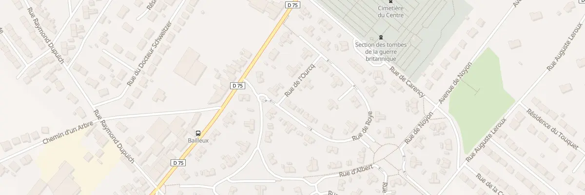 Plan du 7 Rue de Roye à Mazingarbe