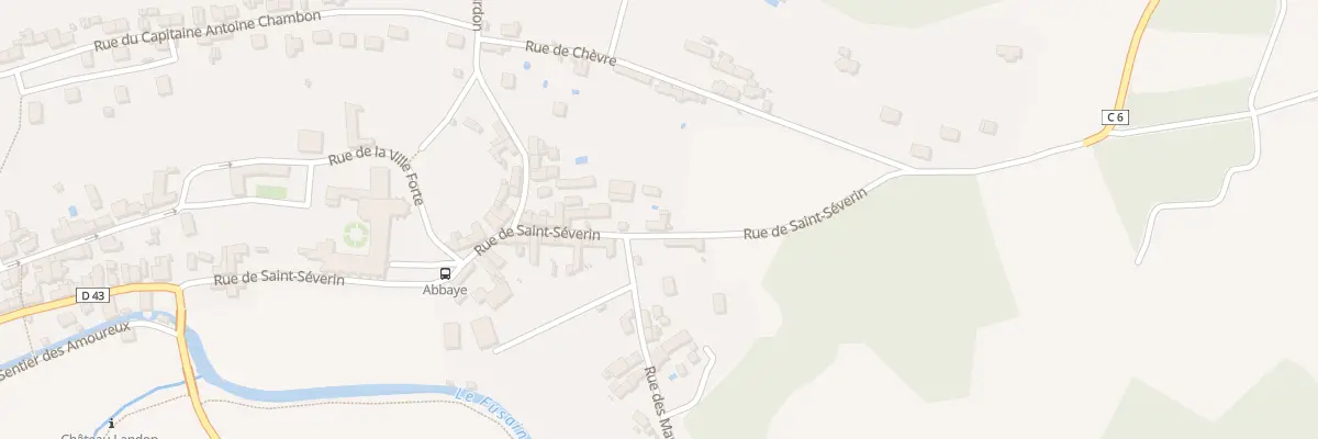 Plan du 19 Rue de Saint-séverin à Château-Landon
