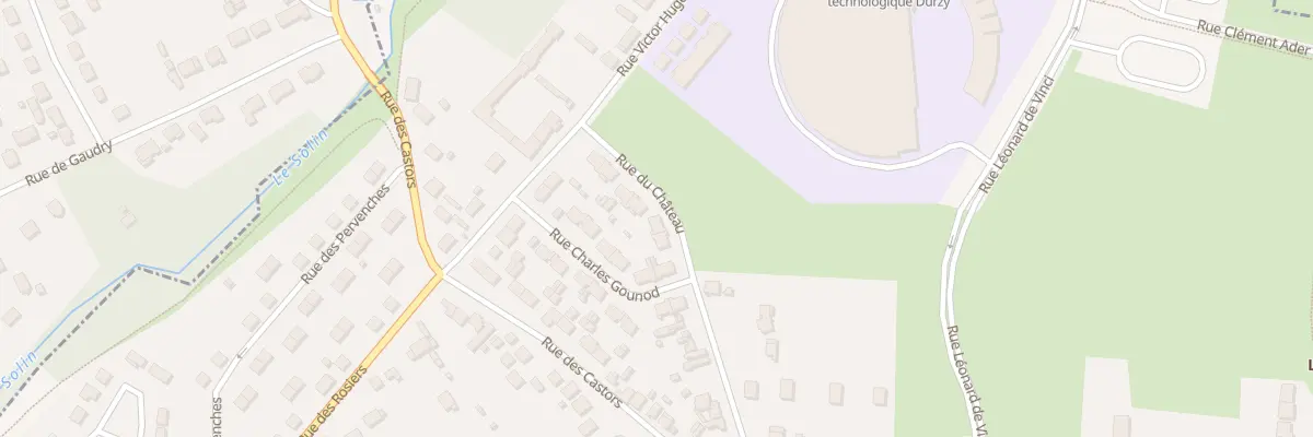 Plan du 15 Rue du Château à Villemandeur