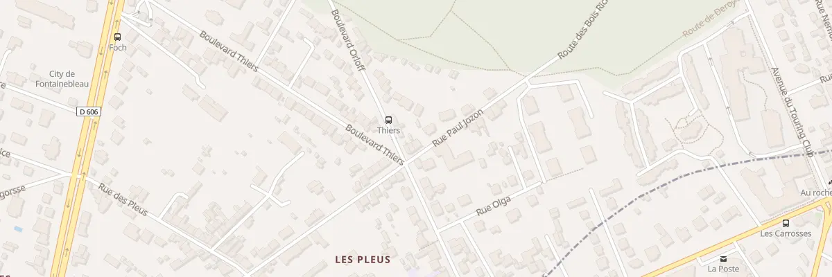 Plan du 59 Rue Paul Jozon à Fontainebleau