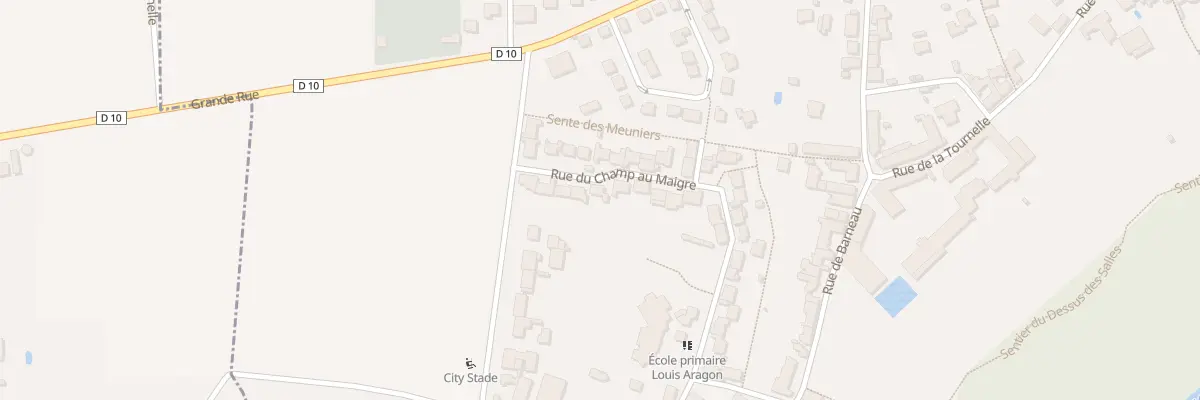Plan du 27 Rue du Champ au Maigre à Solers