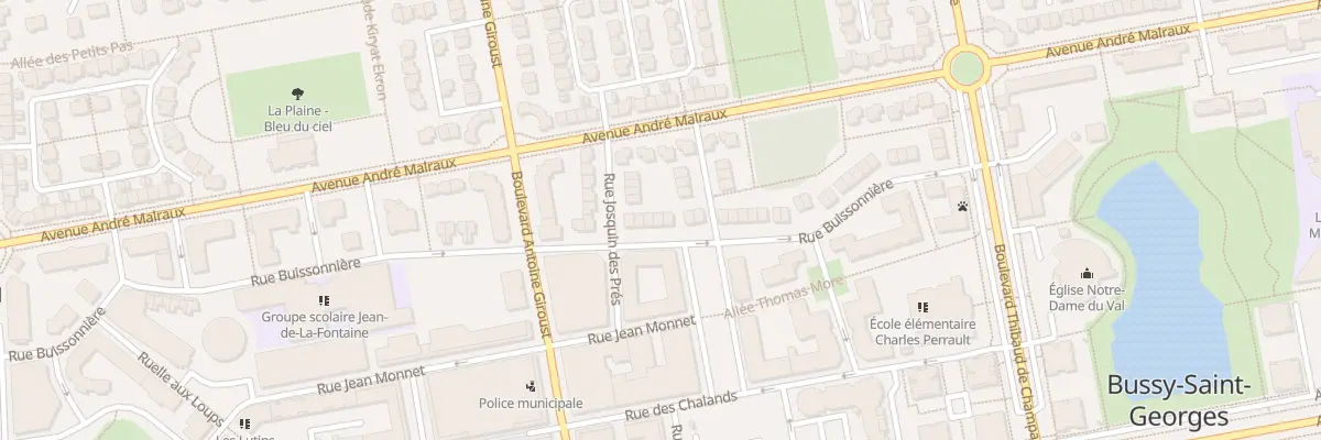 Plan du 31 Rue Buissonnière à Bussy-Saint-Georges