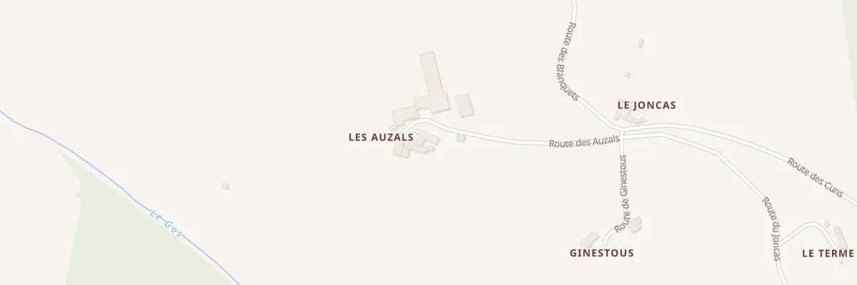 Plan du 5054 Les Auzals à Saint-Juéry
