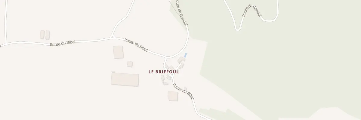 Plan du 5014 Le Briffoul à Bessuéjouls