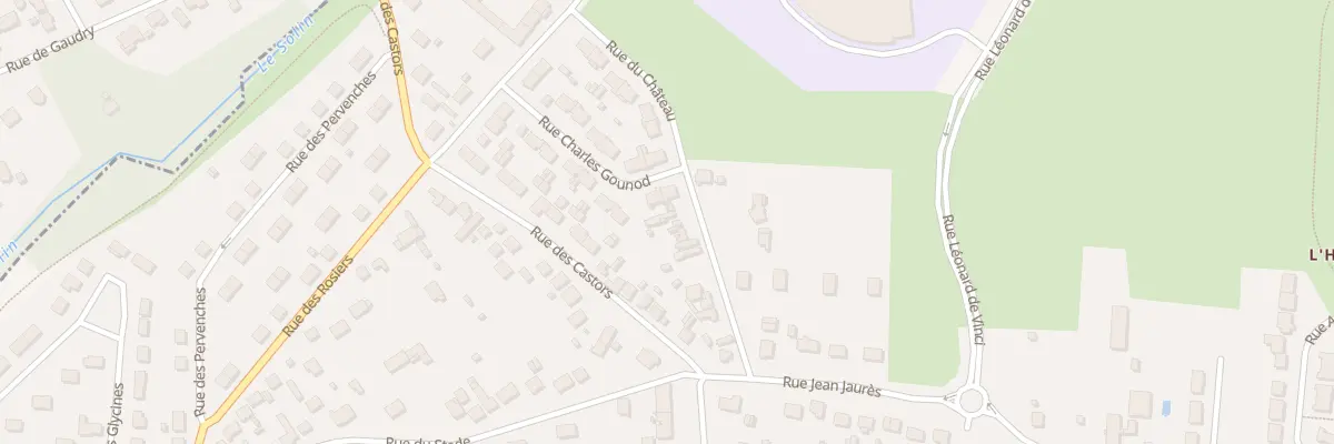 Plan du 11 Rue du Château à Villemandeur
