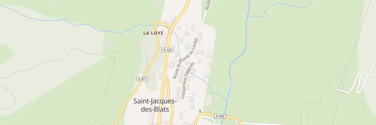 Plan du 7 Lot Desprats à Saint-Jacques-des-Blats