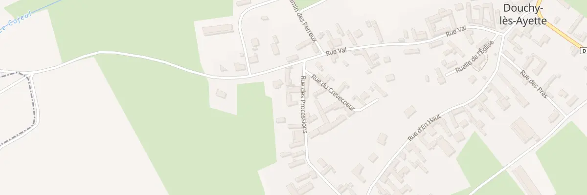 Plan du 3 Rue des Processions à Douchy-lès-Ayette