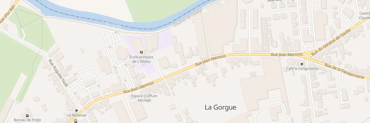 Plan du 37 Rue Jean Mermoz à La Gorgue