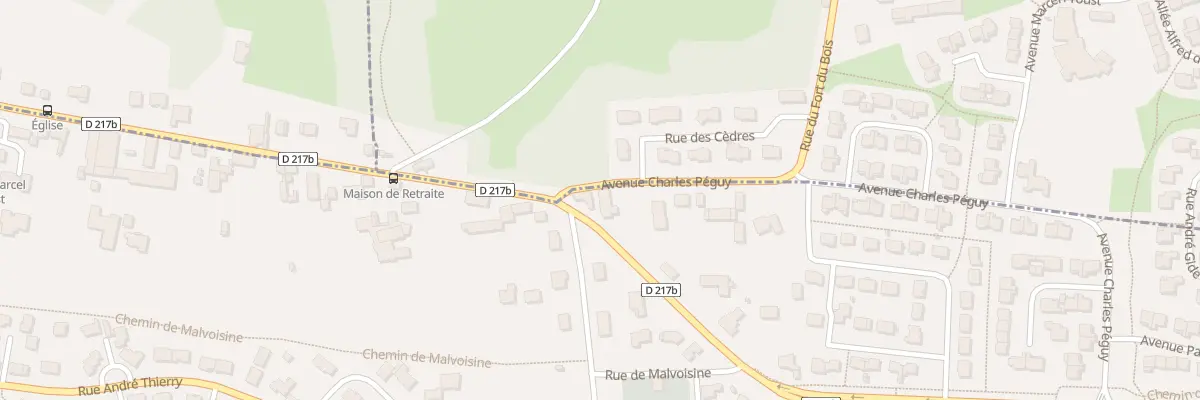 Plan du 75 Av des Deux Châteaux à Guermantes