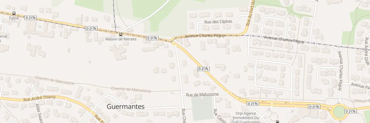 Plan du 1 Rue Chevret à Guermantes