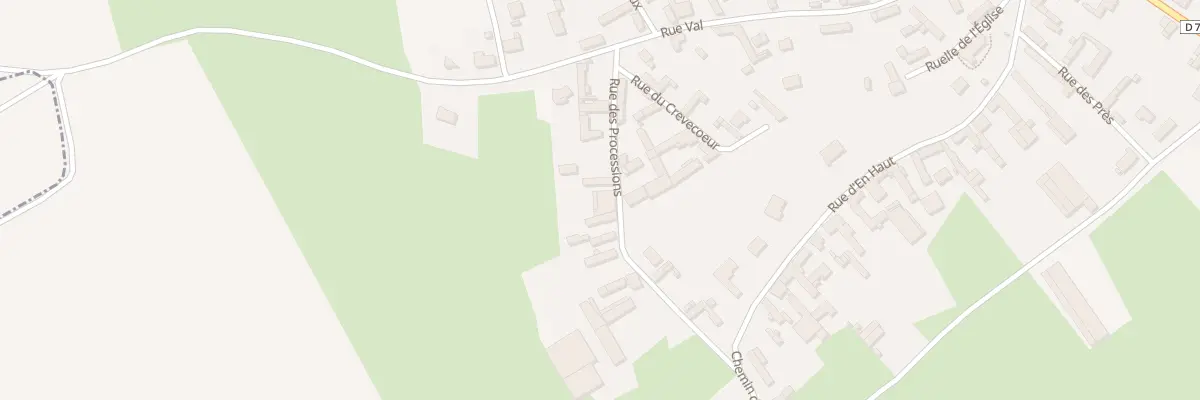 Plan du 5 Rue des Processions à Douchy-lès-Ayette