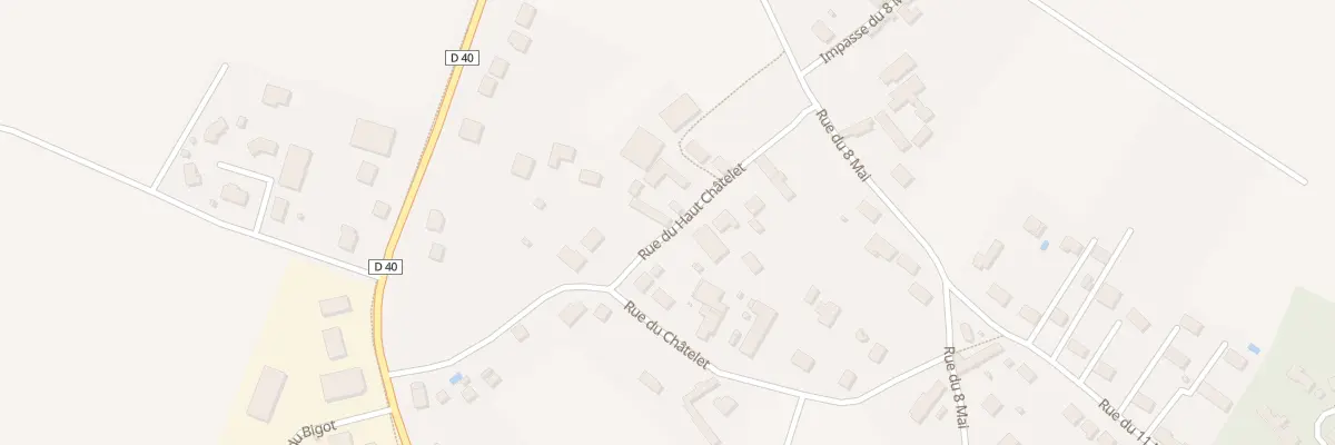 Plan du 9 Rue du Haut Chatelet à Corquilleroy
