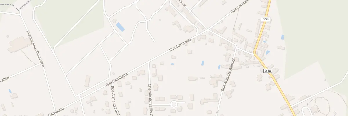 Plan du 92 Rue Gambetta à Bourron-Marlotte