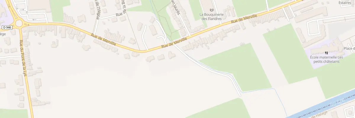 Plan du 159 Rue de Merville à Estaires