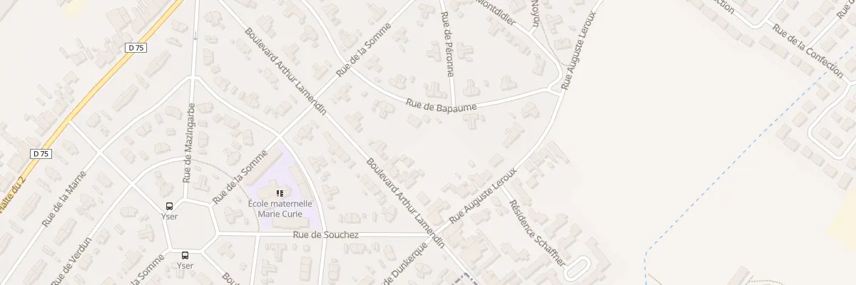 Plan du 19 Bd Arthur Lamendin à Mazingarbe