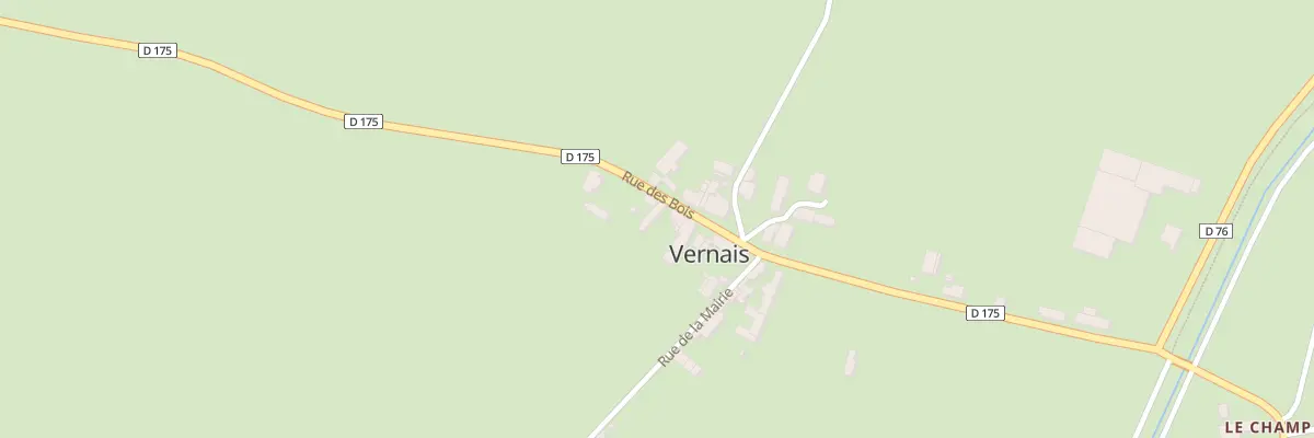 Plan du 4 Le Bourg à Vernais