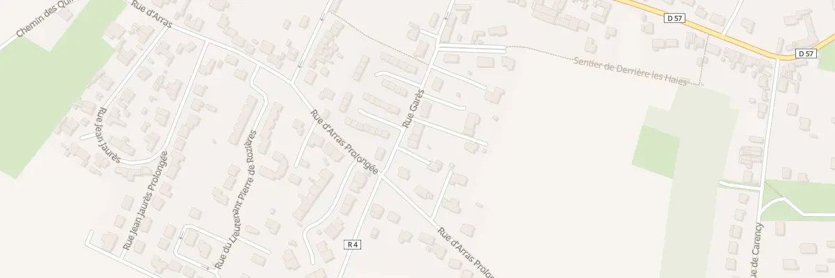 Plan du 17 Rue Garès à Ablain-Saint-Nazaire