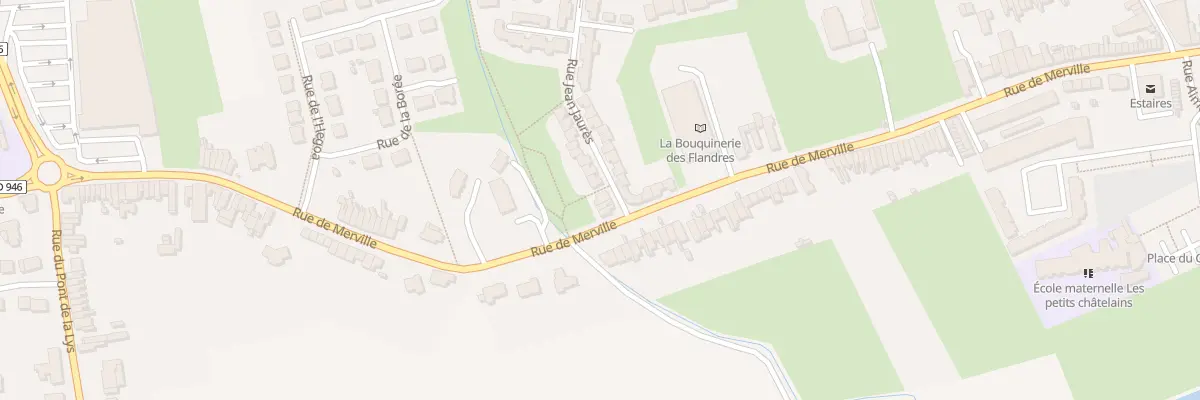 Plan du 160 Rue de Merville à Estaires
