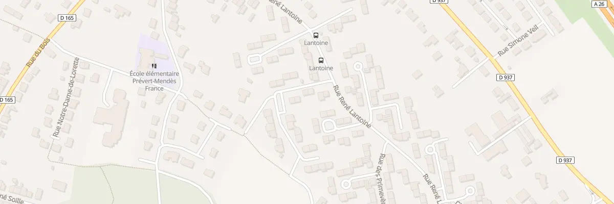 Plan du 7 Rue des Bleuets à Aix-Noulette