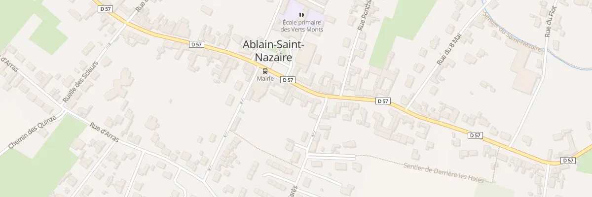 Plan du 77 Rue Marcel Lancino à Ablain-Saint-Nazaire