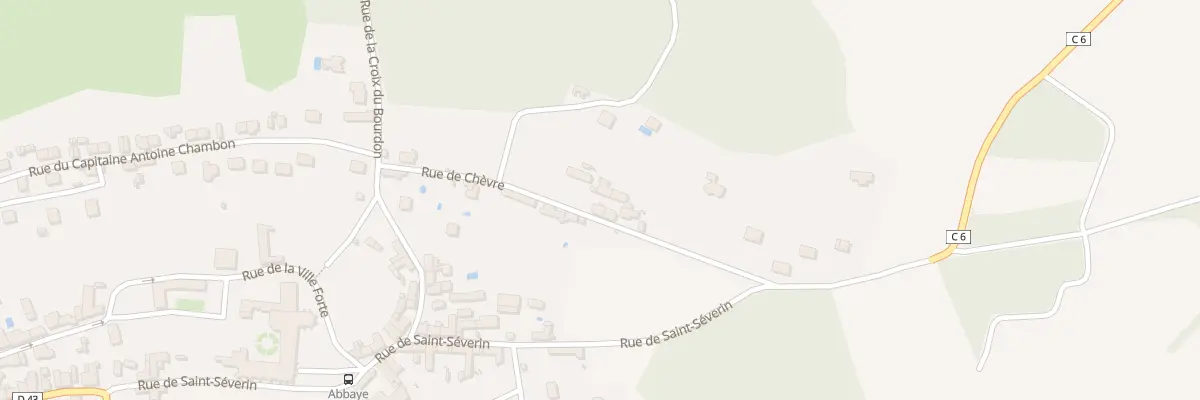 Plan du 6 Rue de Chevre à Château-Landon