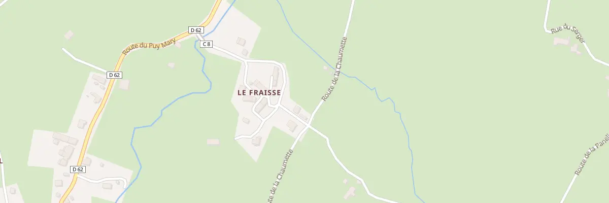 Plan du 5139 Le Fraysse au Claux