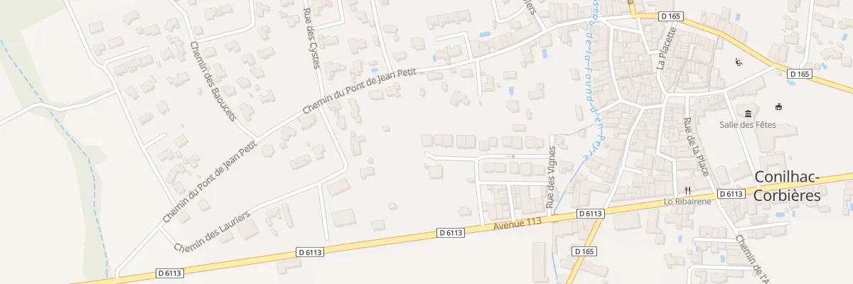 Plan du 2 Rue Dame Jeanne à Conilhac-Corbières