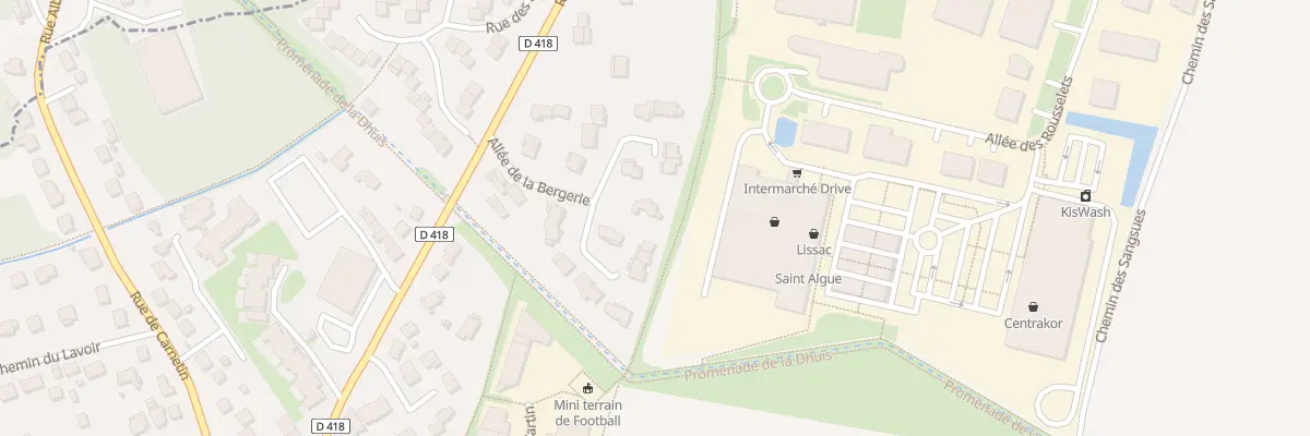 Plan du 18 All de la Bergerie à Thorigny-sur-Marne