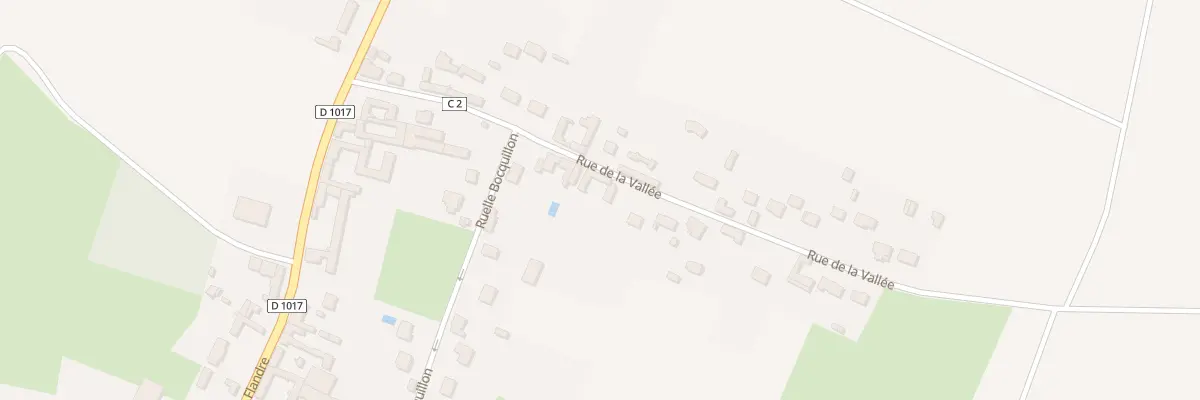 Plan du 12 Rue de la Vallée à Orvillers-Sorel
