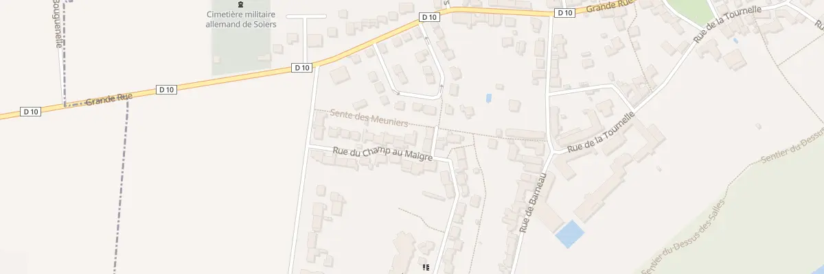 Plan du 30 Rue du Champ au Maigre à Solers