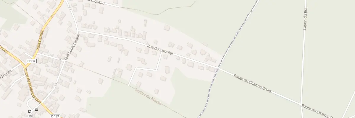 Plan du 24 Rue du Cormier à Bois-le-Roi