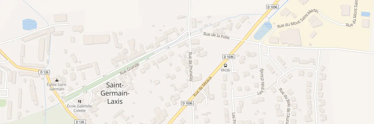 Plan du 8 Rue de Prunelay à Saint-Germain-Laxis