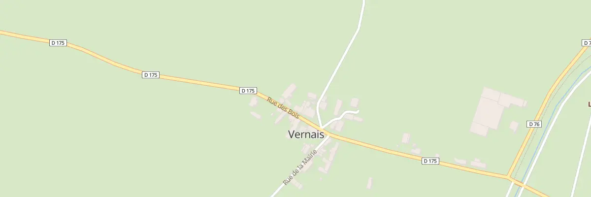 Plan du 8 Le Bourg à Vernais