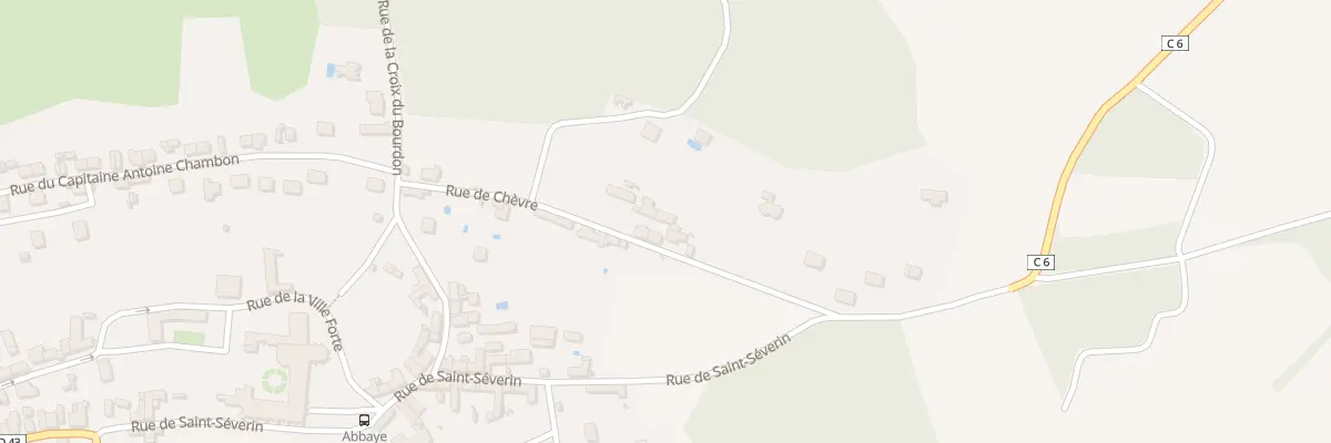 Plan du 6 Rue de Chevre à Château-Landon
