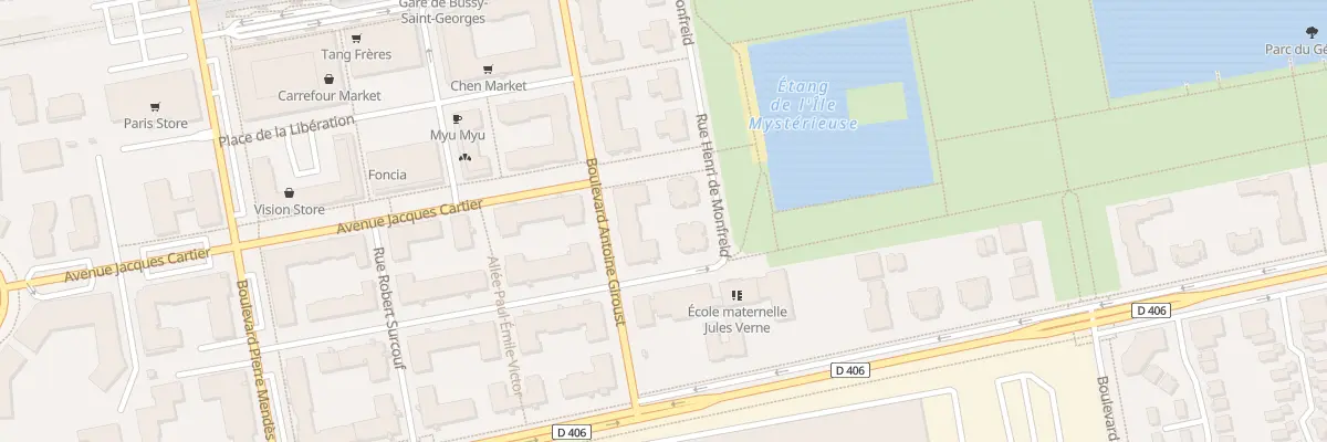 Plan du 12 Rue Henri de Monfreid à Bussy-Saint-Georges