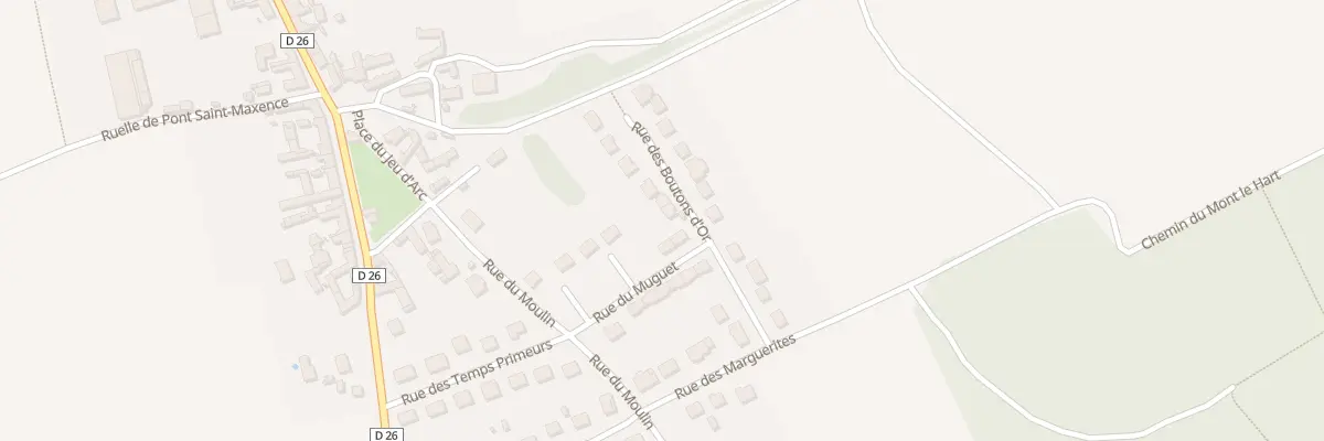 Plan du 5 Rue des Boutons d’Or à Canly
