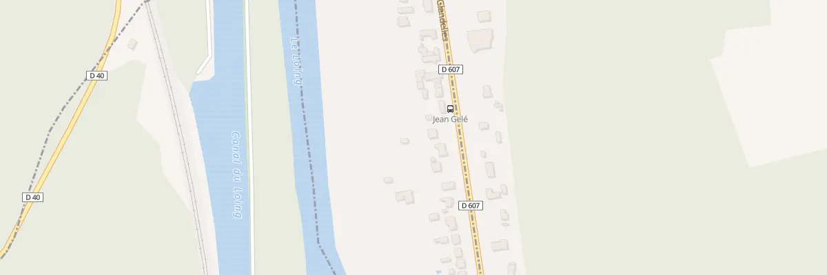 Plan du 119 Rte de Glandelles à Bagneaux-sur-Loing
