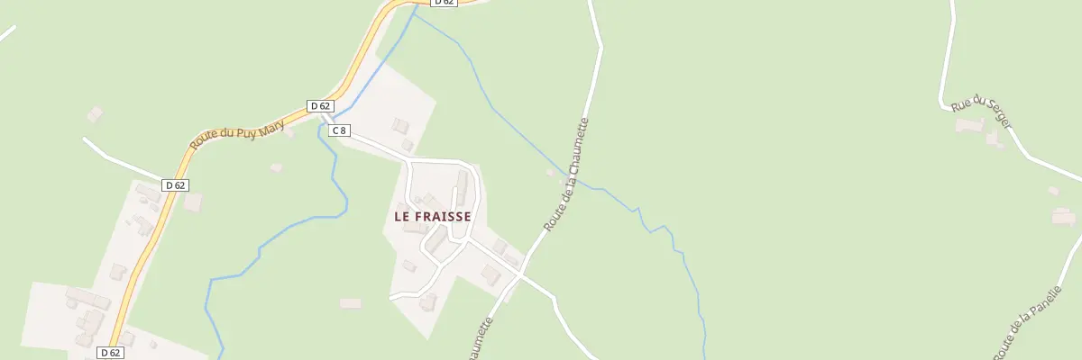 Plan du 5141 Le Fraysse au Claux