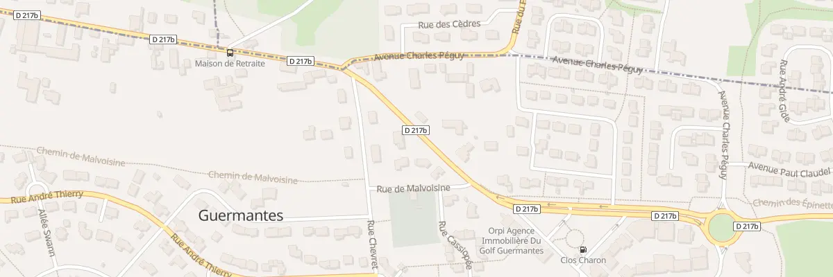 Plan du 80B Av des Deux Châteaux à Guermantes