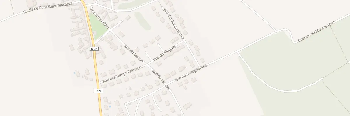 Plan du 8 Rue du Muguet à Canly