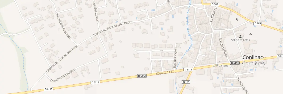 Plan du 6 Rue Dame Jeanne à Conilhac-Corbières