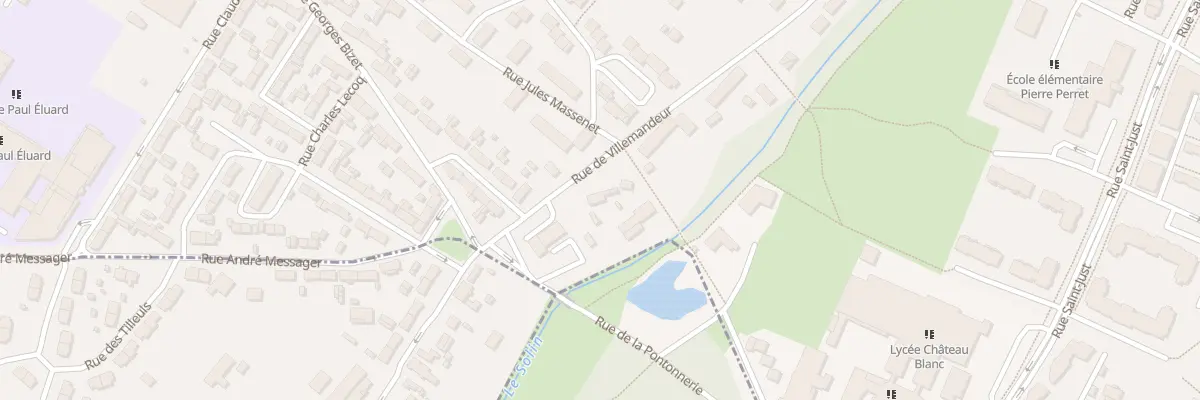 Plan du 91 Rue de Villemandeur à Châlette-sur-Loing