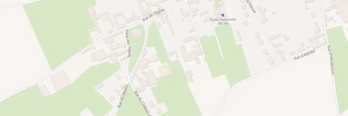 Plan du 29 Rue de l’Eglise à Blairville