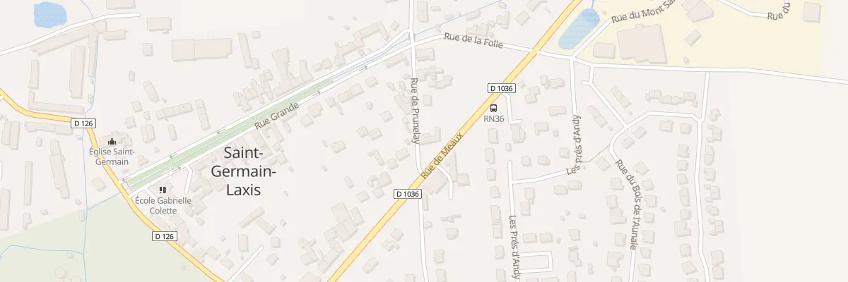 Plan du 3 Rue de Prunelay à Saint-Germain-Laxis