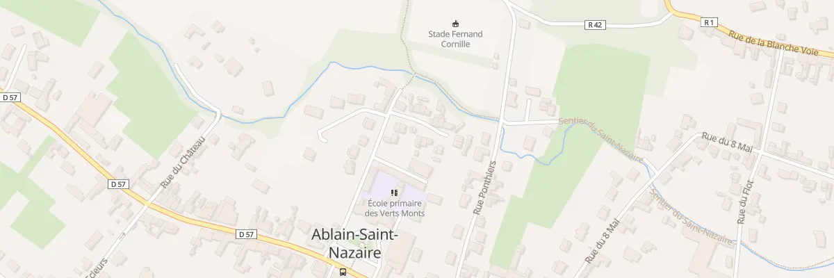 Plan du 6 All Jules Ferry à Ablain-Saint-Nazaire