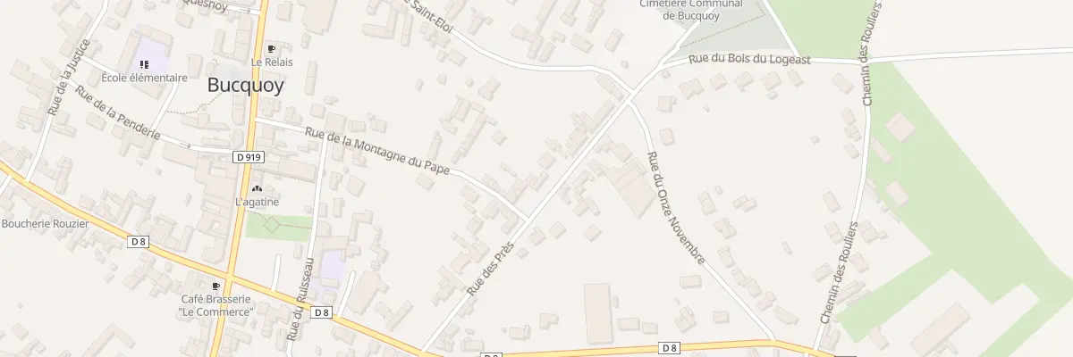Plan du 17 Rue des Prés à Bucquoy