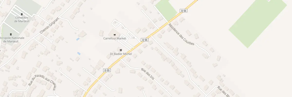 Plan du 534 Rue de Neuville à Marœuil