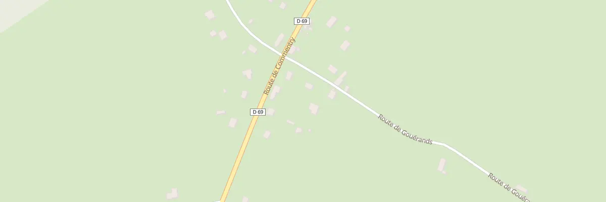 Plan du 64 Rte des Gouérands à Durdat-Larequille