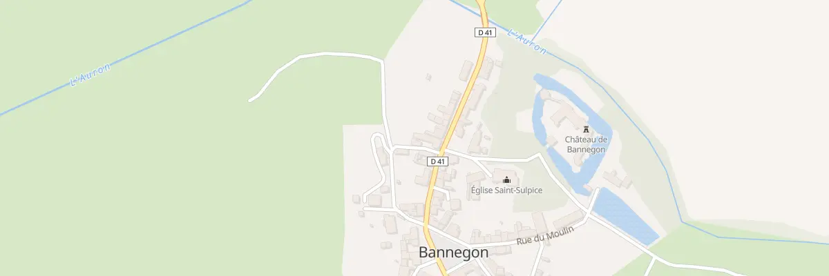 Plan du 9 Rue de l’Ancienne Halle à Bannegon