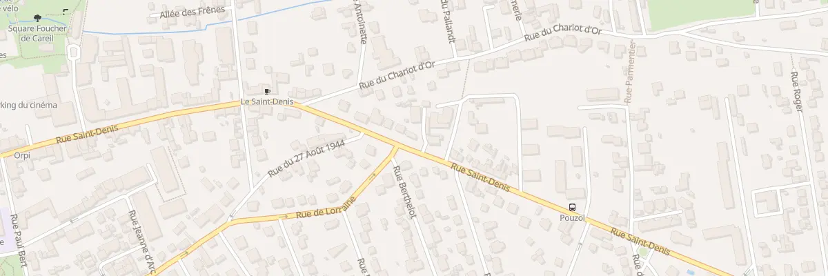 Plan du 52 Rue Saint-denis à Lagny-sur-Marne
